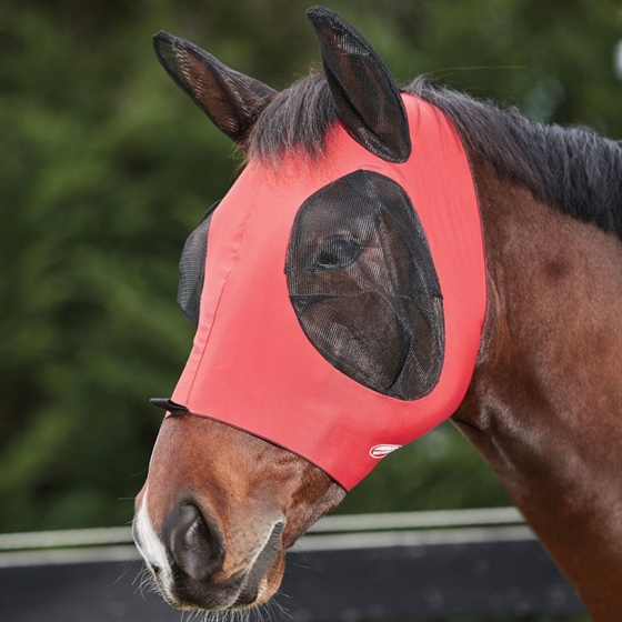 Weatherbeeta Deluxe insektsmask med öra och hål för huva