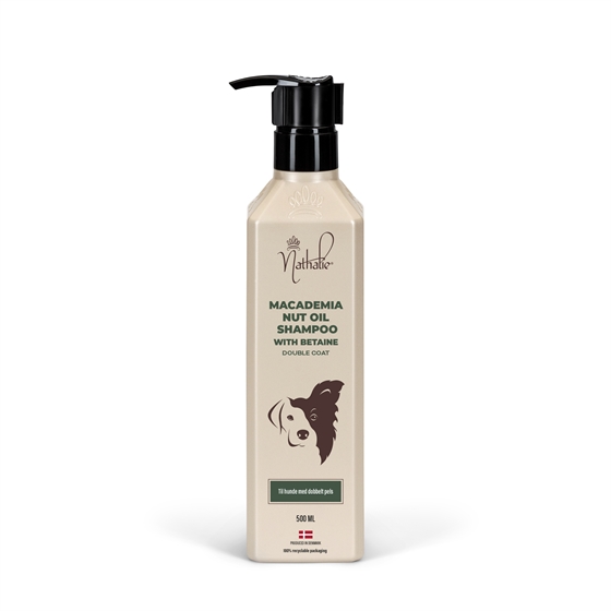 Nathalie Horse Care Macademia Nut Oil Shampoo för hundar