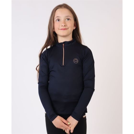 Montar Everly Rosegold långärmad juniorblus